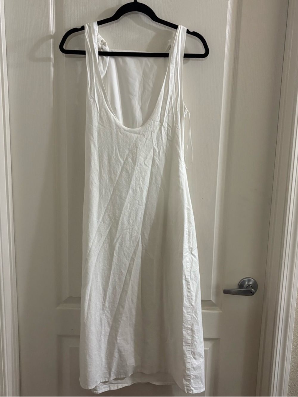 bohme White Knotted-Strap Midi Dress - Picture 3 of 4